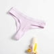 thumbnail image 1 of Tanga de algodón para mujer, tentación, sexy, pantalones en T, ropa interior para mujer, moda, color sólido, triángulo roscado para mujer, 1 of 6