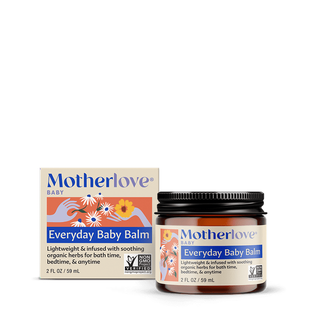 Motherlove Everyday Baby Balm, Gentle Herbal Baby Moisturizer, 2 Ounce