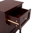 thumbnail image 6 of Ktaxon 2pc Nightstand End Table with 2 Drawer Bedside Table,Wood Accent Table, Brown, 6 of 10
