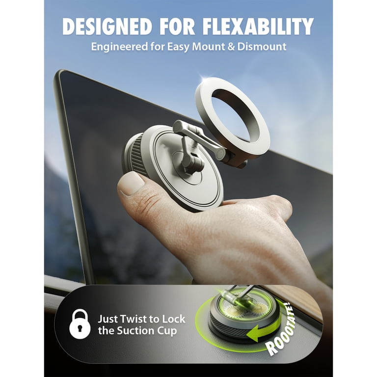 Multi-Position Magnetic Suction Cup Car Mount photo 8