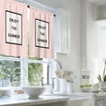 thumbnail image 2 of LALILO Kitchen Curtains and Valances Set of 3 36" Summer Window Treatment Tiers for Window Decor, 2 of 5