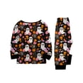 thumbnail image 5 of 2026 Matching Family Halloween Pajamas Set, Fall Sleepwear, Ghost & Pumpkin Printed Holiday Sleepwear, Soft Loungewear PJs Outfit, 5 of 5