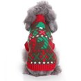 thumbnail image 3 of SM 2-Pack, Size M, Red + Blue, Pet Collection, Knit Pattern Dog Sweater, 3 of 4