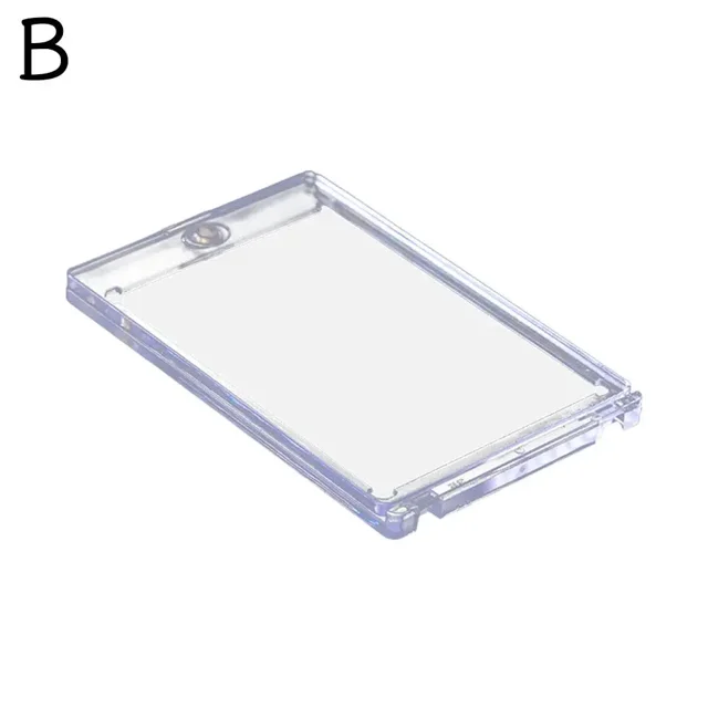 1Pcs 35PT Magnetic Cards Holder Toy Acrylic Baseball Sports Star Trading Card Sleeves Clear Playing Kids Gift For C R0M8