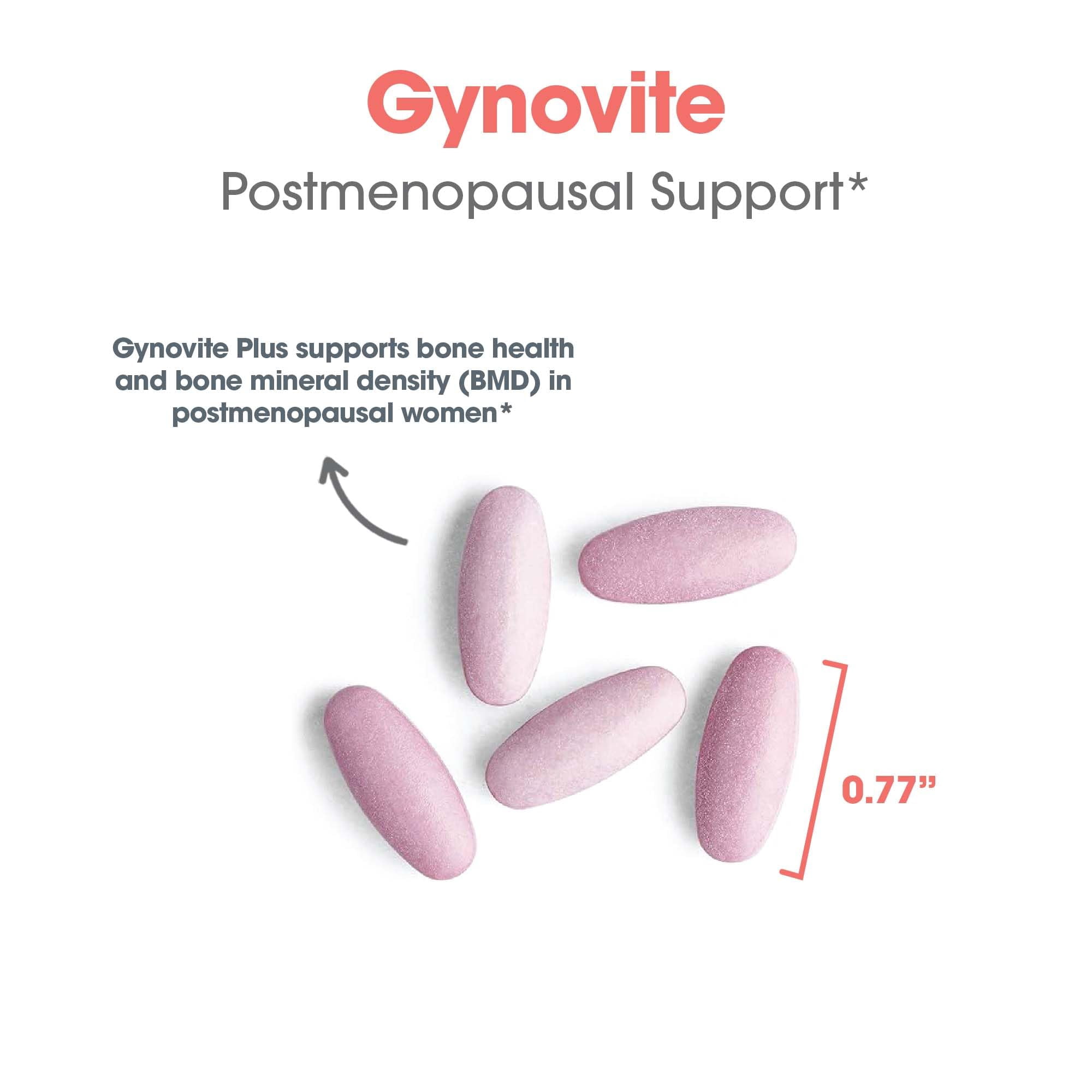 Optimox Gynovite Plus - Women’s Multivitamin & Multimineral Supplement - Postmenopausal Support with Magnesium, Vitamin D3, Biotin & Digestive Enzymes - 30 Servings - 180 Count