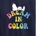 thumbnail image 3 of Peanuts - Dream In Color - Toddler & Youth Crewneck Fleece Sweatshirt, 3 of 6