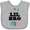 AC-Heather Grey, variant on Inktastic Lil Bro Boys Native Arrow Brother Boys Baby Bib