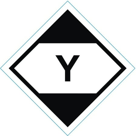 Stranco Label,Limited Quantities,500 Labels, PK500 HMSL-250Y-P500