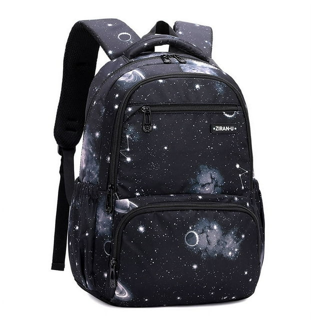 Stylish Stellar Schoolbag For Primary And Middle School Students To Reduce The Burden Of Teenagers Schoolbag Student Outdoor Travel Backpack Three-piece Backpack