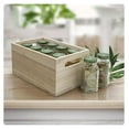 thumbnail image 5 of Gexandy Unfinished Wood Crates - Organizer Bins, Wooden Box for Pantry Organizer Storage, Closet, Arts & Crafts, Cabinet Organizers, Containers for Organizing (3 Pack), 5 of 8