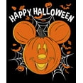 thumbnail image 2 of Men's Mickey & Friends Halloween Mouse-O'-Lantern Pull Over Hoodie Black Medium, 2 of 4