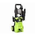 thumbnail image 4 of Porfeet 4800PSI Electric Pressure Washer with 4 Nozzles and 33Ft Hose High Power Pressure Cleaner Overheat Protect for Car Fence Patio Cleaning,Green,US Plug, 4 of 13