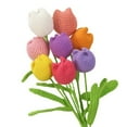 thumbnail image 3 of Handwoven Yarn Tulip Bouquet: Vibrant,Low-Maintenance Home Decoration!, 3 of 12