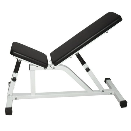 Zimtown Adjustable Fitness Weight Bench Sit Up Incline Decline