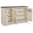 thumbnail image 2 of Ashley Furniture Bolanburg 60"" TV Stand in Antique White and Weathered Gray, 2 of 5