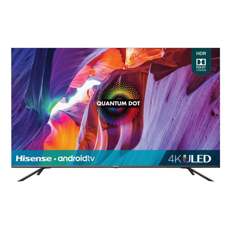 Restored Hisense 50" Class Quantum 4K ULED LED Android Smart TV HDR10 H8 Series 50H8G [Refurbished]