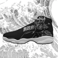 thumbnail image 2 of Ni - ke CUSTOM Anime Black Sport Sneakers sketch Basketball Anime Shoes, 2 of 3