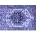 thumbnail image 1 of Ahgly Company Indoor Rectangle Persian Blue Traditional Area Rugs, 8' x 10', 1 of 4