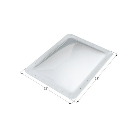 Icon 01853 RV Skylight SL1824 - 24" x 18" x 4", White