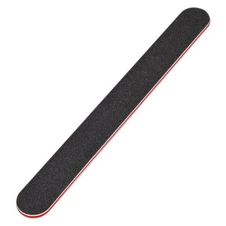 Zodaca Black Red Nail Art Tool Files Buffing Crescent Grit Zodaca Black Red Nail Art Tool Files Buffing Crescent Grit Sandpaper For Manicure