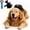 Black, variant on Rlwdqumrt Dog Massager with Hands, Electric Calming Pet Massager with 4 Soft Silicone Heads, Wearable Relaxation Tool for Small Medium Large Dogs and Cats