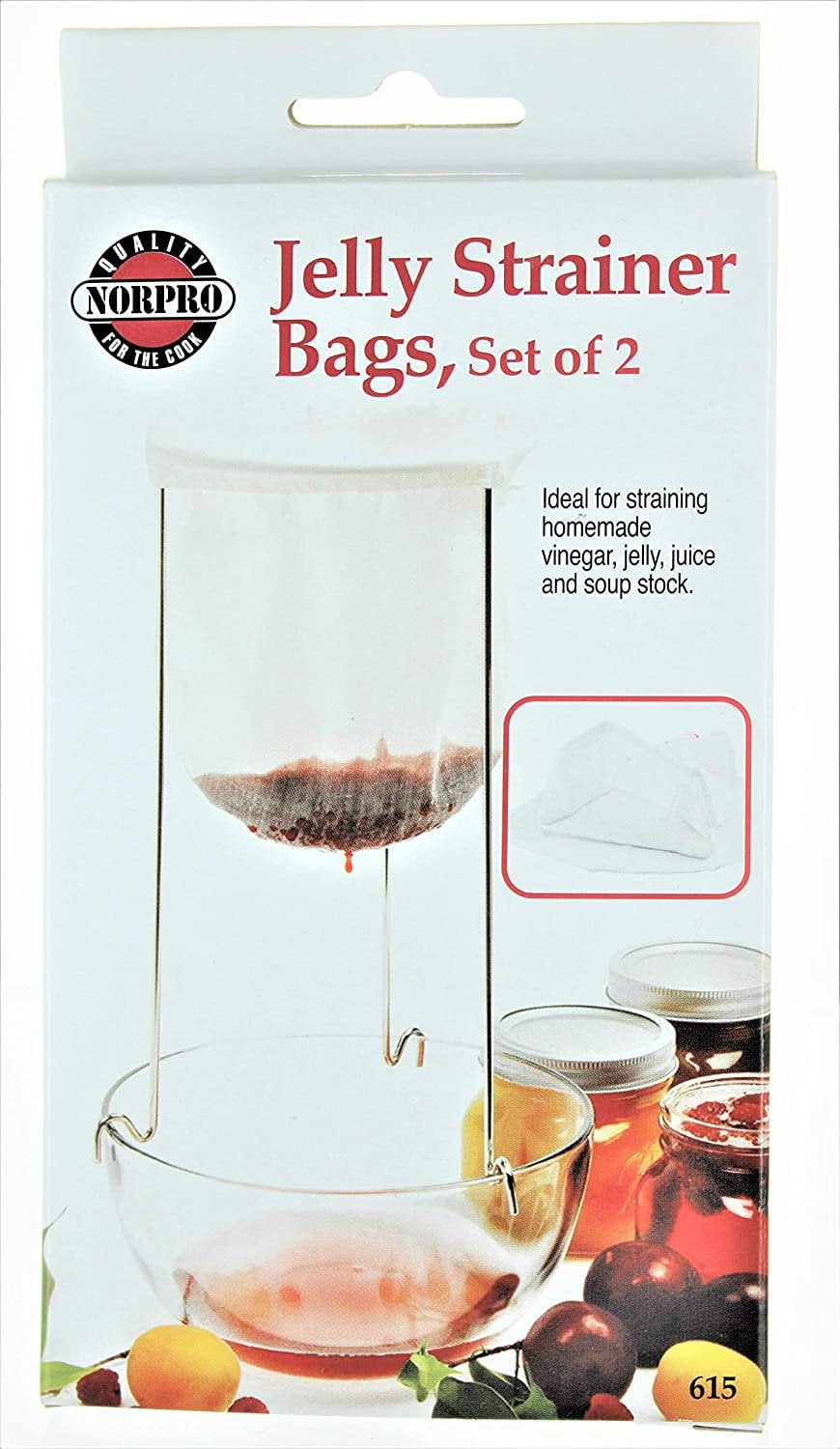 Norpro 615 Jelly Strainer Bags 2 Piece Set 