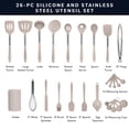 thumbnail image 2 of Juego de utensilios de cocina Home Hero Silicone, acero inoxidable, 26 piezas, 2 of 8