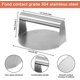thumbnail image 2 of Burger Press, 5.51" Heavy Duty Meat Press Stainless Steel Non-Stick Burger Press Upgraded Round Bacon Press for Panini Grill Steak Burgers (1 Pack), 2 of 5