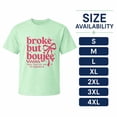 thumbnail image 6 of Broke But Boujee Graphic T-Shirt | Unisex Funny Saying Tee | Sizes S–4XL, 6 of 9