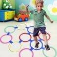 thumbnail image 3 of Juego de conectores de aros para Parque juguetes de entrenamiento para Ehuebsd niños y niñas aros de celosía de salto para Parque interior, 3 of 9