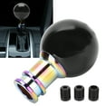 thumbnail image 1 of Round Gear Knob, Shifter Head Wear- Durable Ball Shape Beautiful With 3 Plastic Adapters For  For Automobile For Car For Auto Parts, 1 of 8