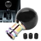 thumbnail image 4 of Round Gear Knob Professional Ball Shape Durable Wear-resistant Shift Knob with 3 Plastic Adapters for Auto Parts for Car for Shift for Automobile ANGGREK Otros, 4 of 8