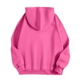 thumbnail image 4 of Christmas Hooded Sweatshirt Christmas Pullover Xmas Holiday Casual Long Sleeve Hoodie Hot Pink XXL, 4 of 5