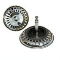 thumbnail image 3 of Universal 8cm Basket Drain - Stainless Steel Kitchen Sink Drainer Accessories (2 Pieces), 3 of 4