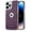 Purple, variant on Allytechgroup iPhone 14 Pro Case Stand, Premium PU Leather iPhone 14 Pro Cover with Invisible Kickstand, Shockproof Phone Case for Apple iPhone 14 Pro with Logo Hole Design, Darkblue