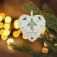 thumbnail image 5 of Decoraciones navideñas, adornos navideños, corazón de cristal marino con forma de corazón, decoración de la amistad, recuerdo de la amistad, adorno de corazón de la amistad para el árbol de Navidad, a, 5 of 5