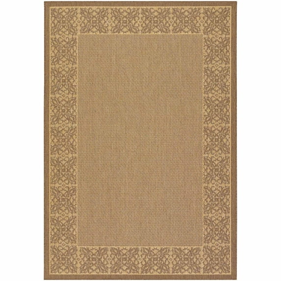 Couristan Recife Summer Chimes Rug, Natural/Cocoa