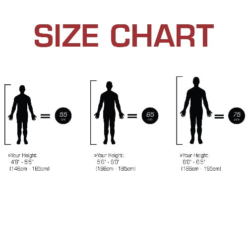 Pilates Ball Size Chart