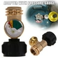 thumbnail image 2 of Manomètre de Réservoir de Propane pour Barbecue au Gaz, Compteur de Pression, Indicateur de Carburant en Laiton, 2 of 5