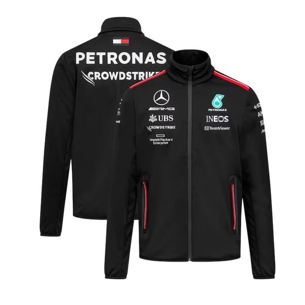 2023 Traje De Carreras F1 Más Nuevo + Mercedes AMG Petronas Team F1 Chamarra Softshell + Abrigo Unisex De Manga Larga De Primavera Gao Jiahui unisex