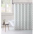 thumbnail image 3 of Shower Curtain with Antimicrobial Odor Protection - Grey Cathedral - 72x72, 3 of 5