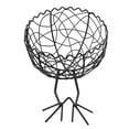 thumbnail image 2 of SHISUYAN Iron Mesh Storage Basket Counter Standing Basket Decorative Cast Iron Storage Basket For Egg Fruit, 2 of 8