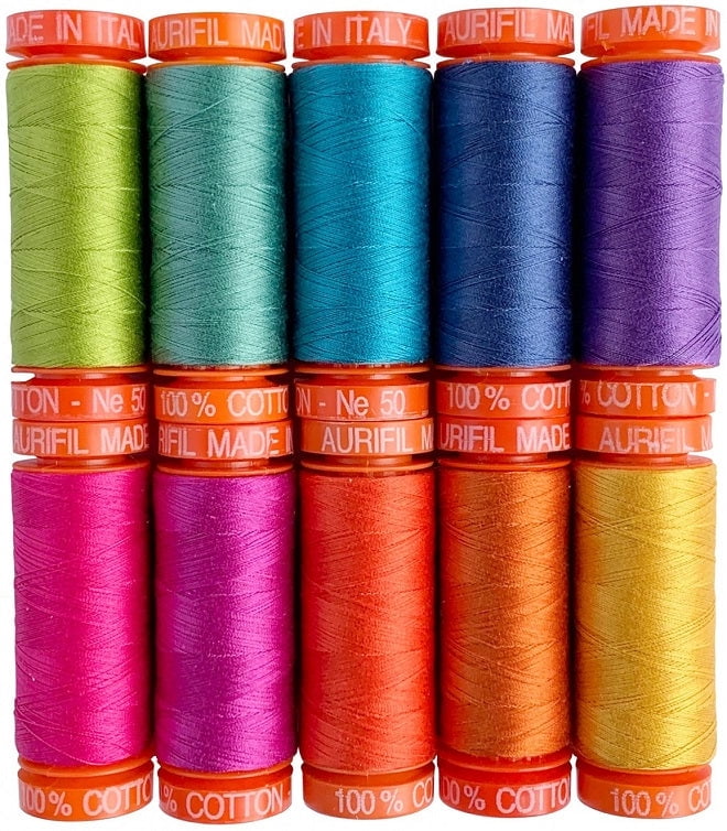 Aurifil Designer Thread Collection-Dragon's Breath By Tula Pink