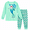 2# Blue, variant on Toddler Girls Pajamas Sets Panda Long Sleeve Cotton Shirts & Pants Sleepwear PJS Set 3T