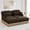 Brown, variant on Comfy Chenille Leopard Print Loveseat Sofa,Delicate Tassel Edge,Deep Seat Sofa Couch with Movable Ottomans,Modern Fashion Style,Ergonomic Bottom Design, Easy Assembly,for Living Room,Green Black
