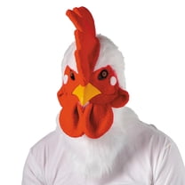 Morris Costumes Adults Rooster Halloween Costume Mask - White One Size