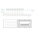 thumbnail image 3 of 2X Interruptor de Pared con Luz TáCtil Inteligente WIFI, Panel de Cristal de 8 Entradas, Tuya Smart Life para Alexa, Home, Negro, 3 of 4