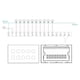 thumbnail image 2 of 2X Interruptor de Pared con Luz TáCtil Inteligente WIFI, Panel de Cristal de 8 Entradas, Tuya Smart Life para Alexa y Home, Color, 2 of 5
