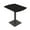 Black Cypress w/Black Base, variant on 45" Small Arc Rectangle Bistro Height Table Square Metal Base Bar Table