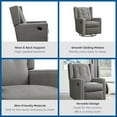 thumbnail image 2 of Baby Relax Mikayla 4-in-1 Nursery Swivel Glider Rocker Recliner, 2 of 7